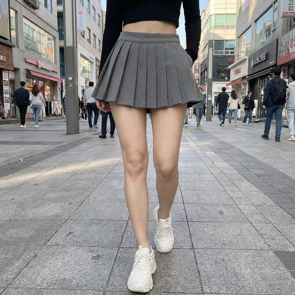 Jupe Korean  Plissée Sexy