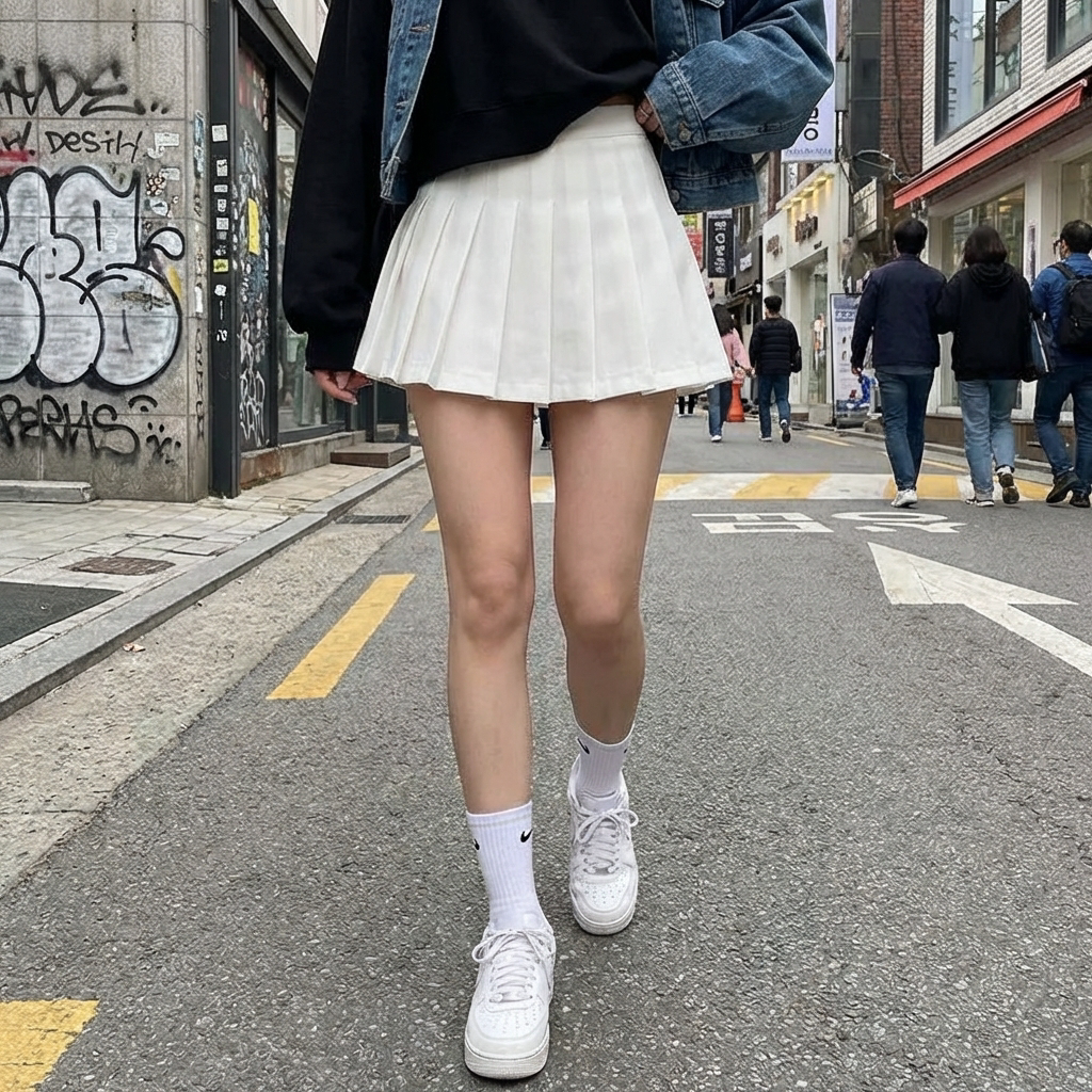 Jupe Korean  Plissée Sexy