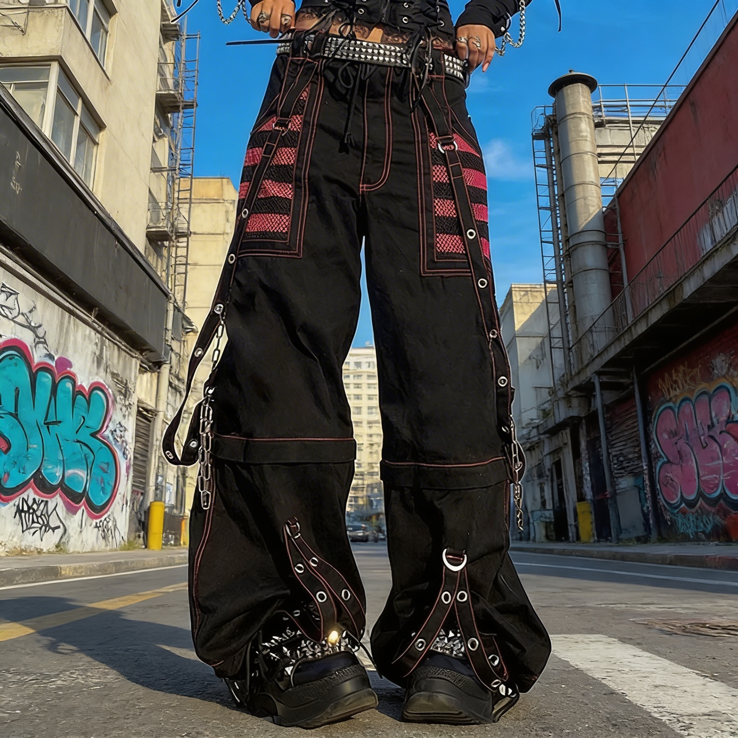 Pantalon Jean Gothique Seungmin - Groupe Stray Kids