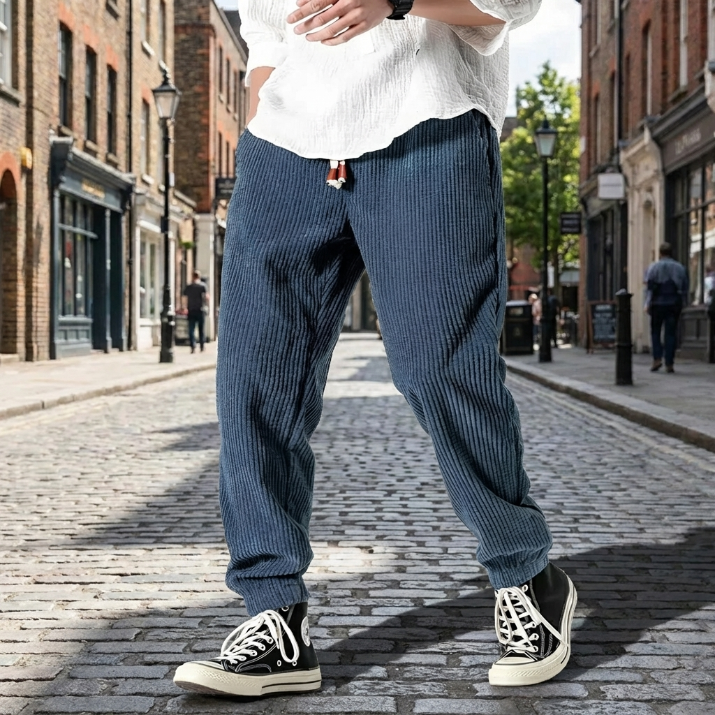 Jitsu - Pantalon en velours côtelé