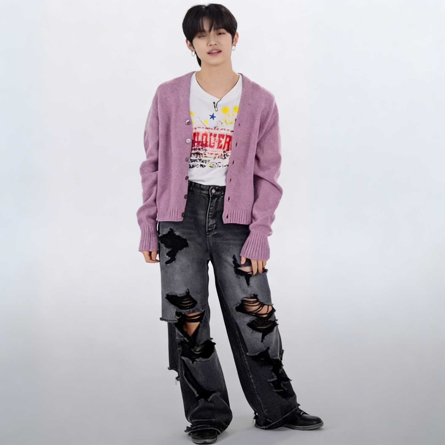 Jeans Oversize KPOP Yeonjun – Groupe TXT