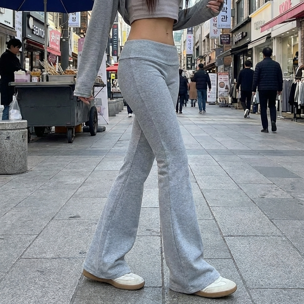 Pantalon Coréen Evasé