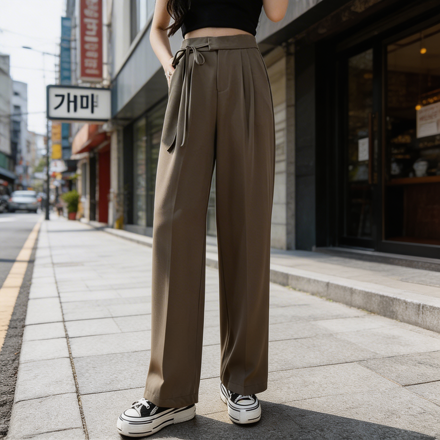 Pantalon Korean Élégant