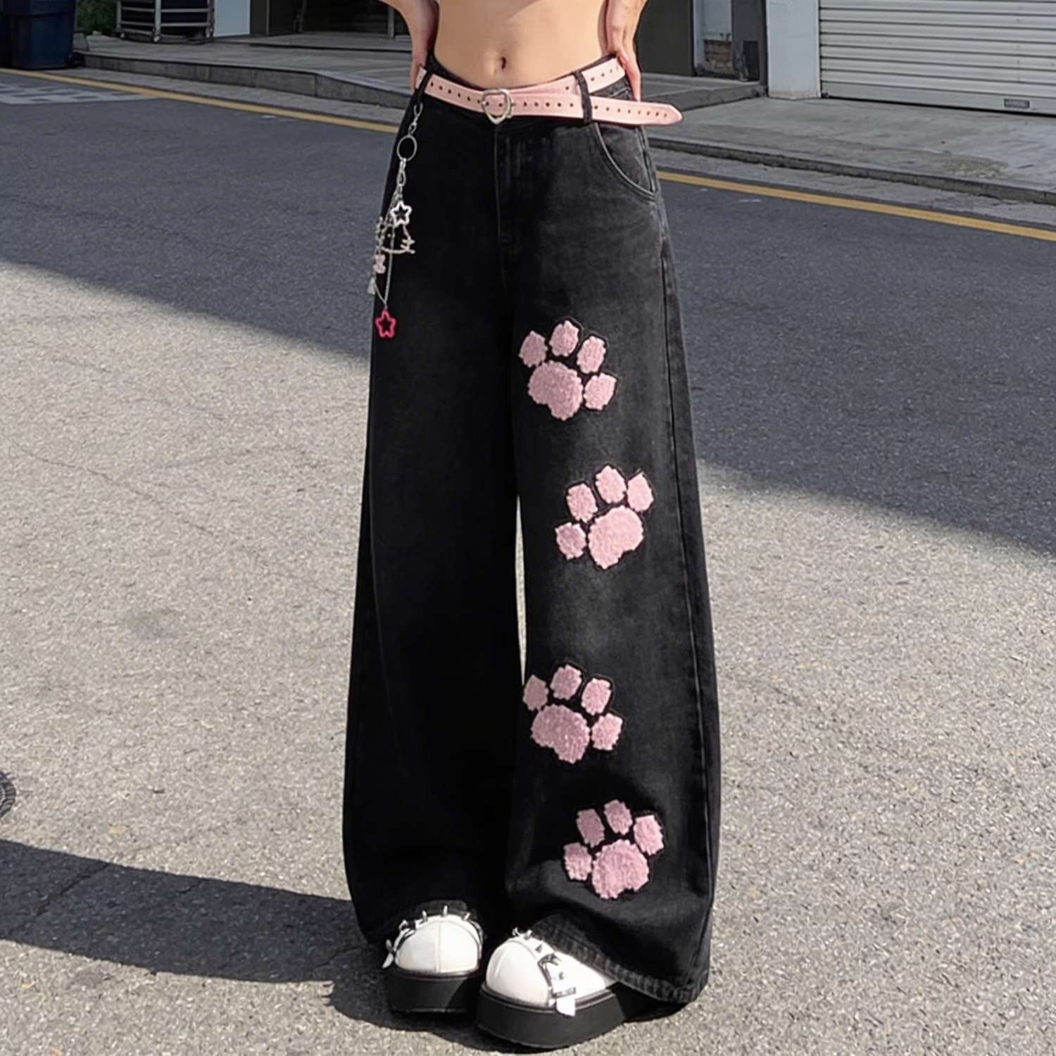 Pantalon Korean Kawaii Baggy