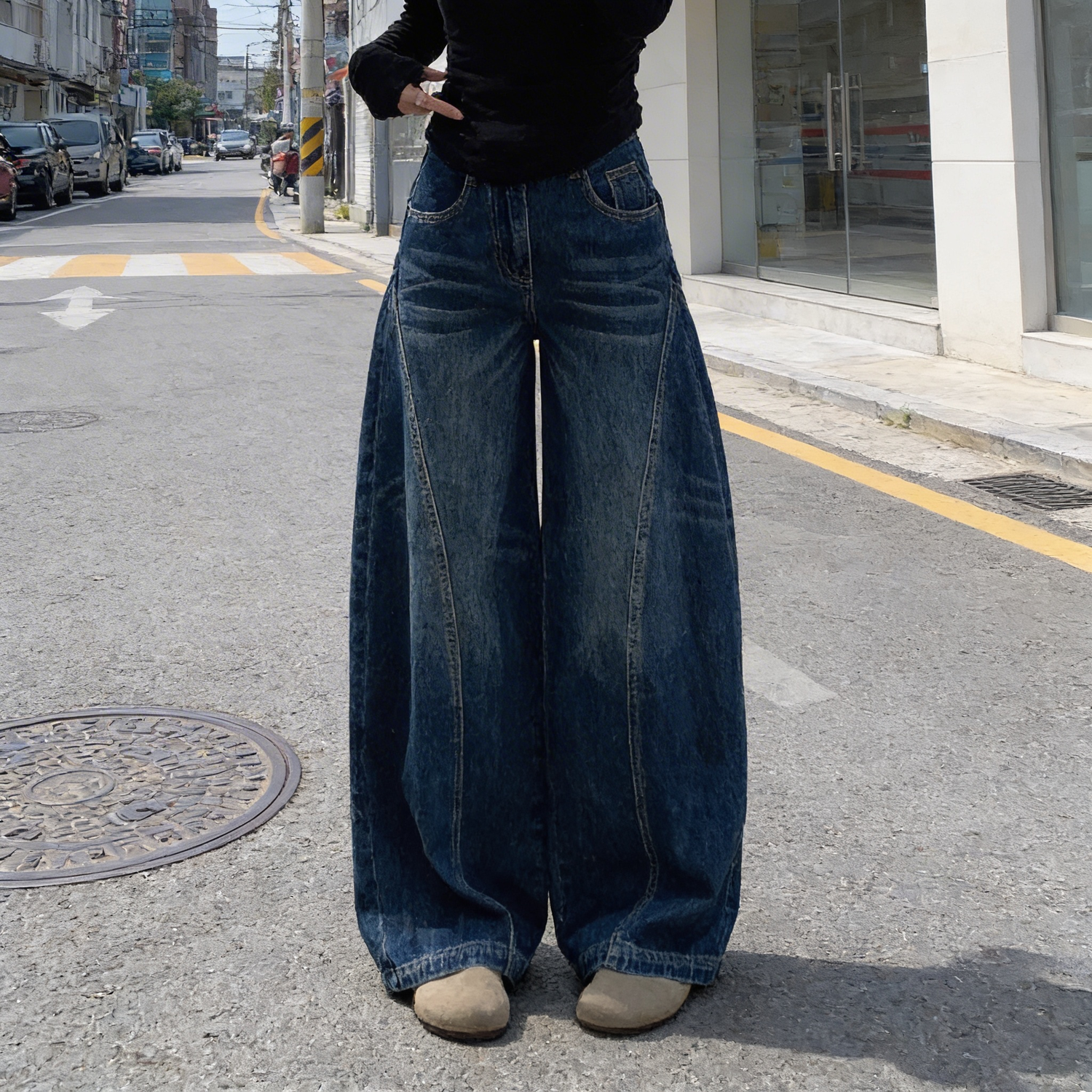 Jean Korean Baggy