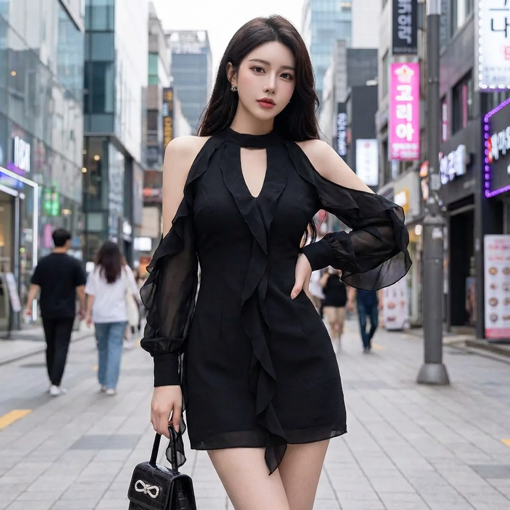 Robe Coréenne Noire