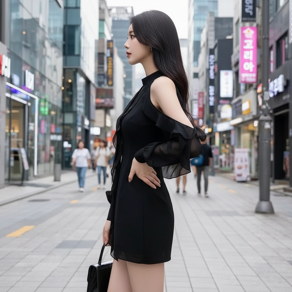 Robe Coréenne Noire