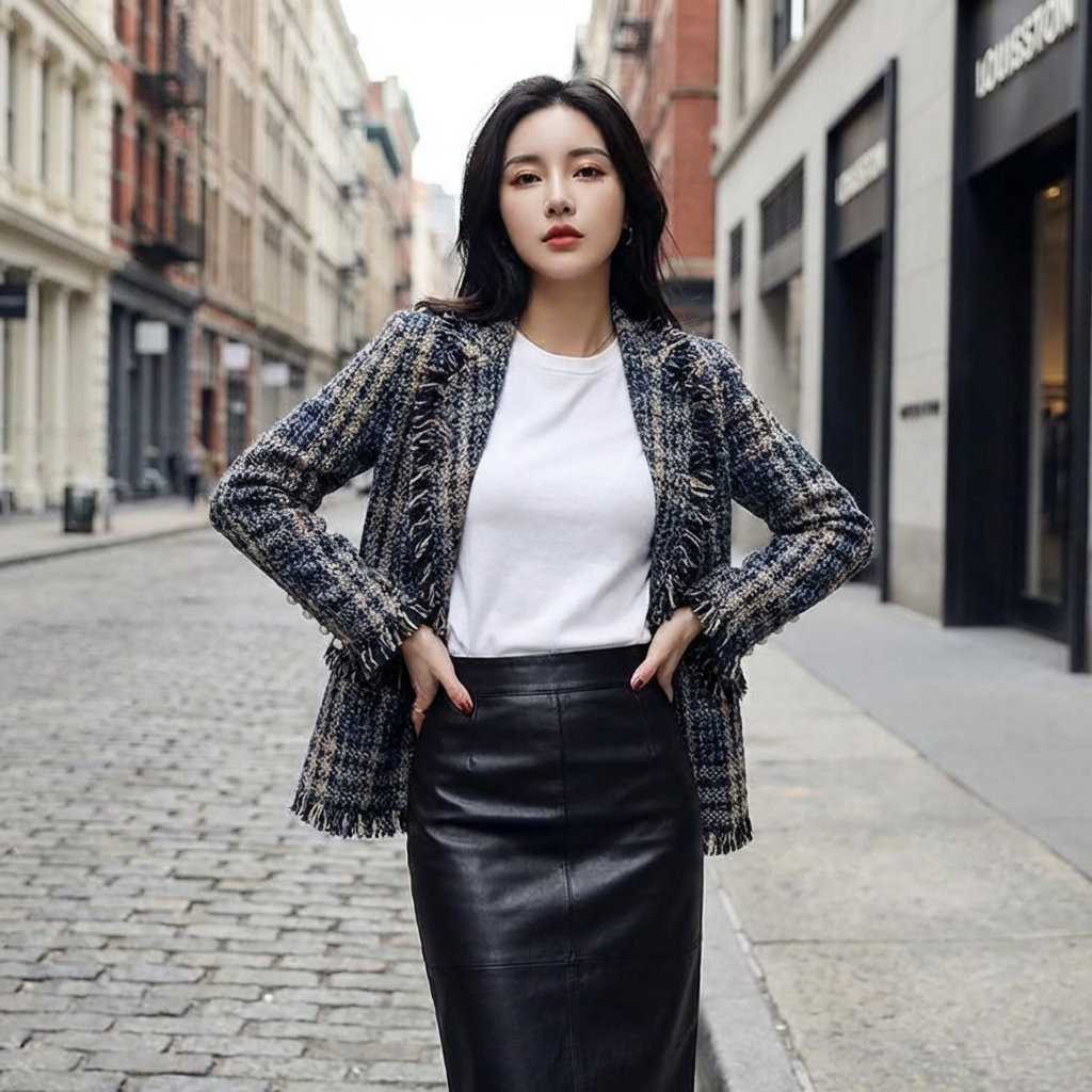 Blazer Mode Coréenne