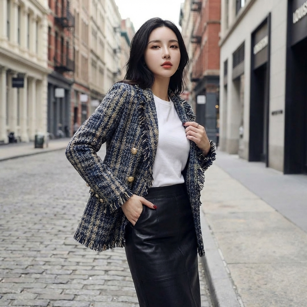 Blazer Mode Coréenne