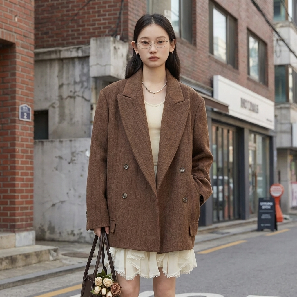 Blazer Coréen Vintage