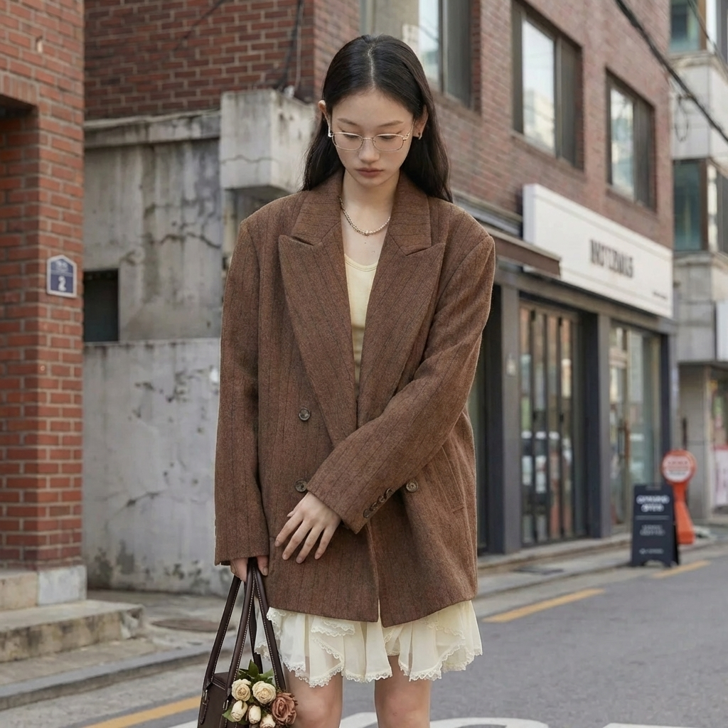 Blazer Coréen Vintage