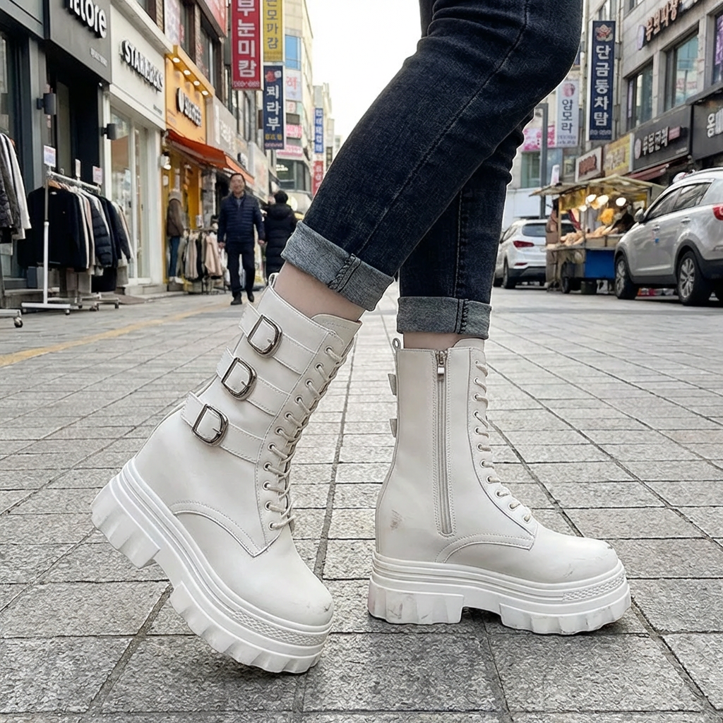 Bottes Coréennes Plateforme