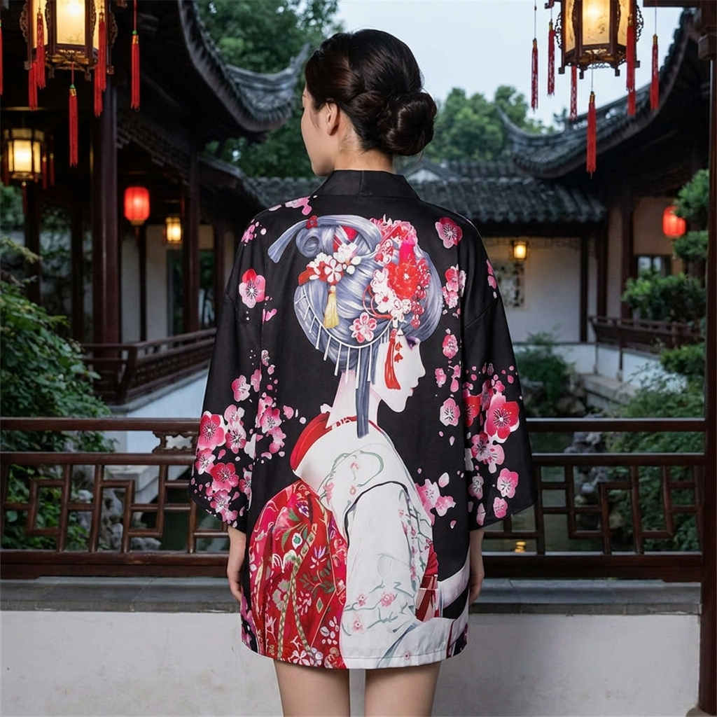 Kimono Streetwear Geisha