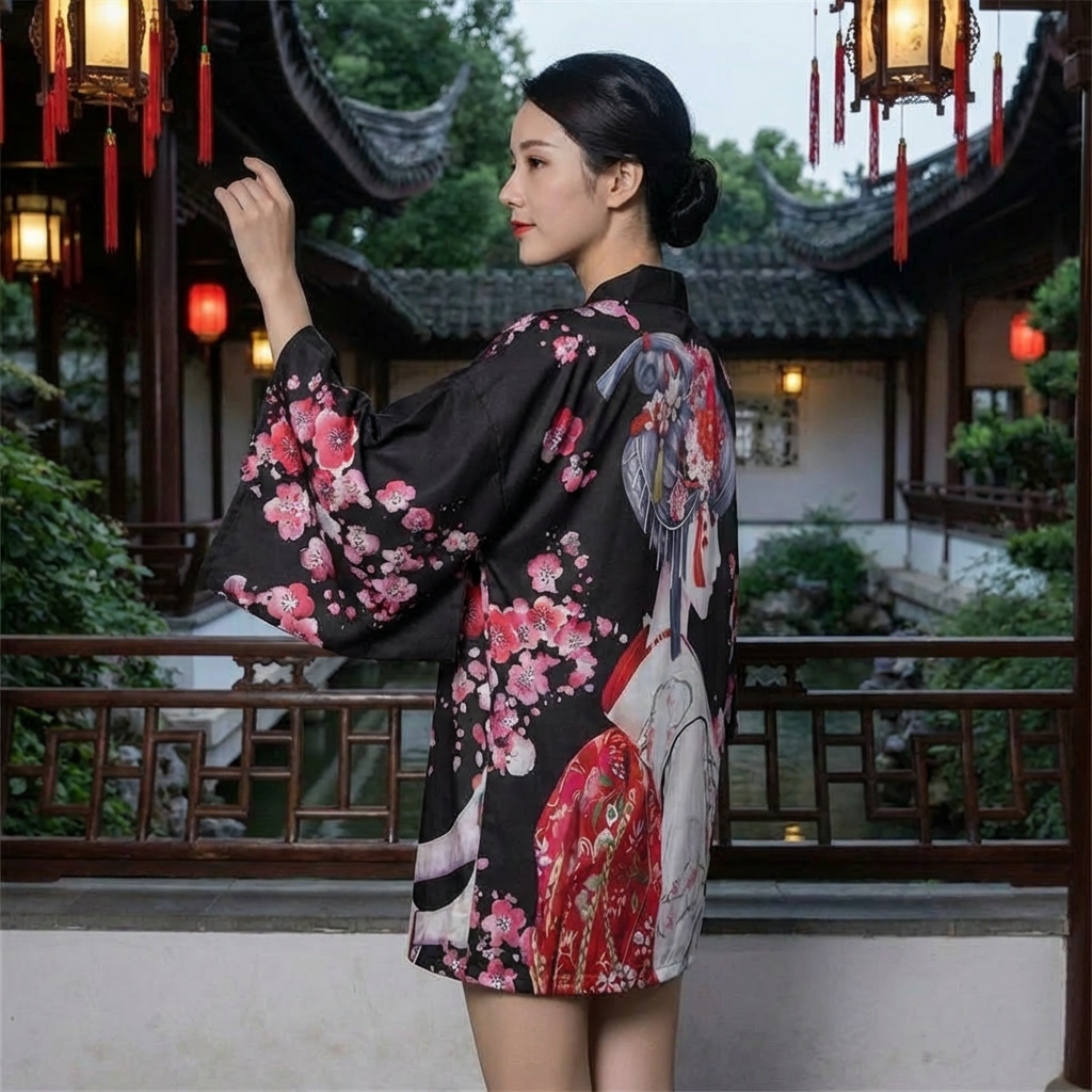 Kimono Streetwear Geisha