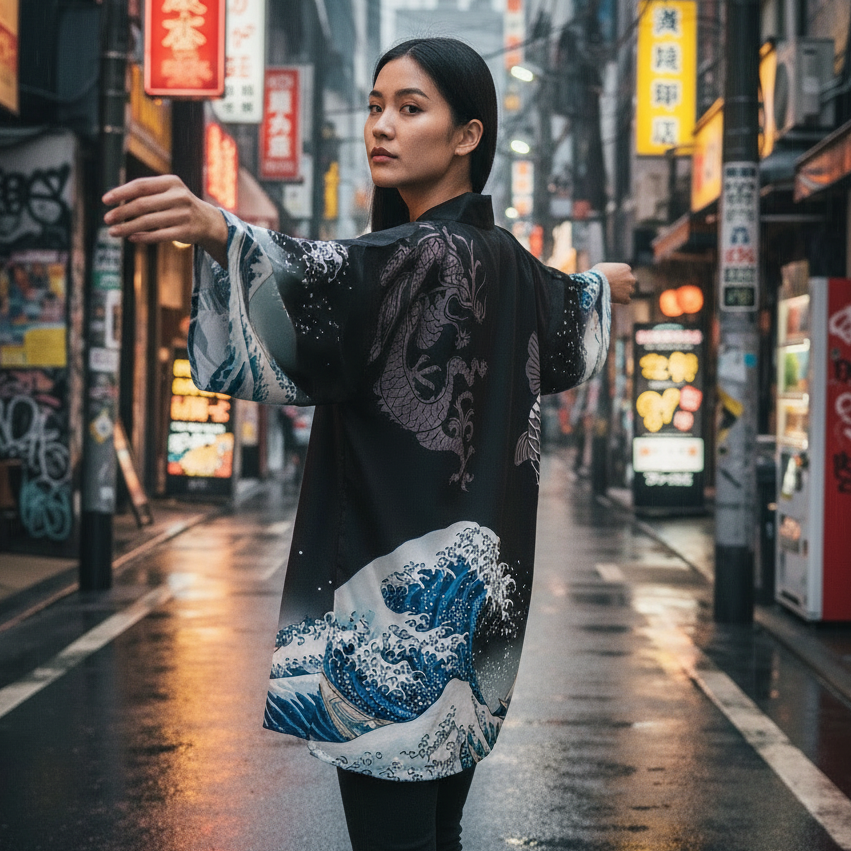 Kimono Streetwear Vague