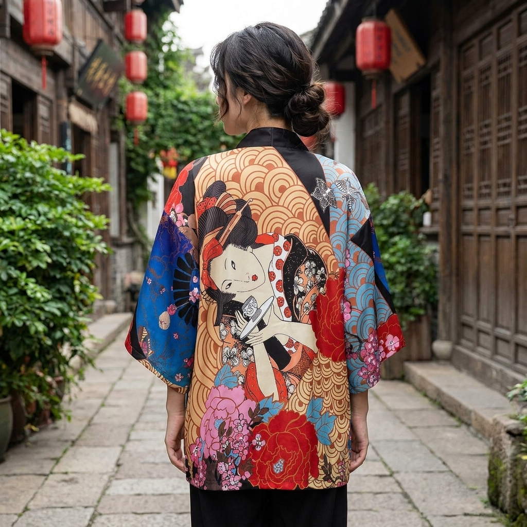Veste Kimono Geisha