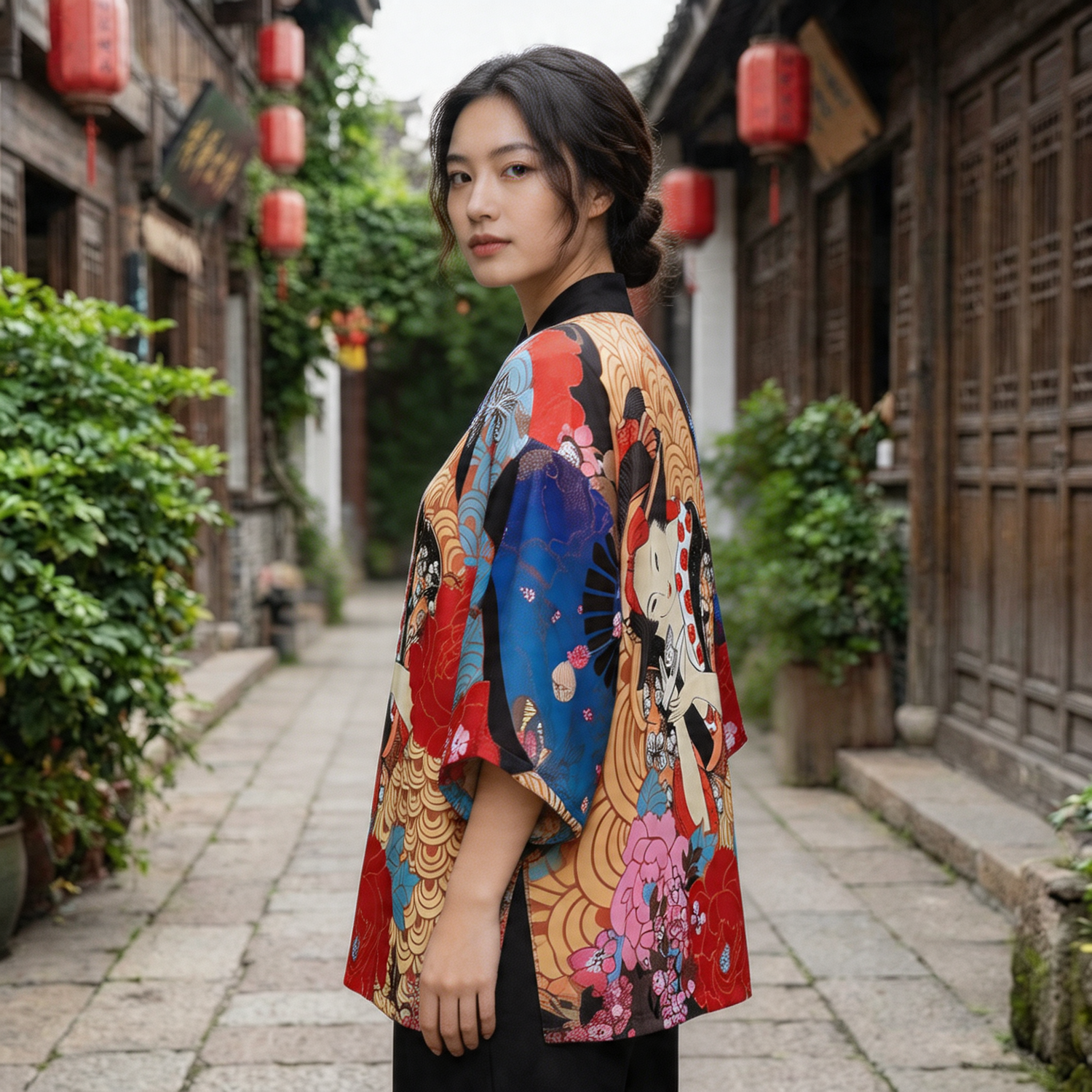 Veste Kimono Geisha