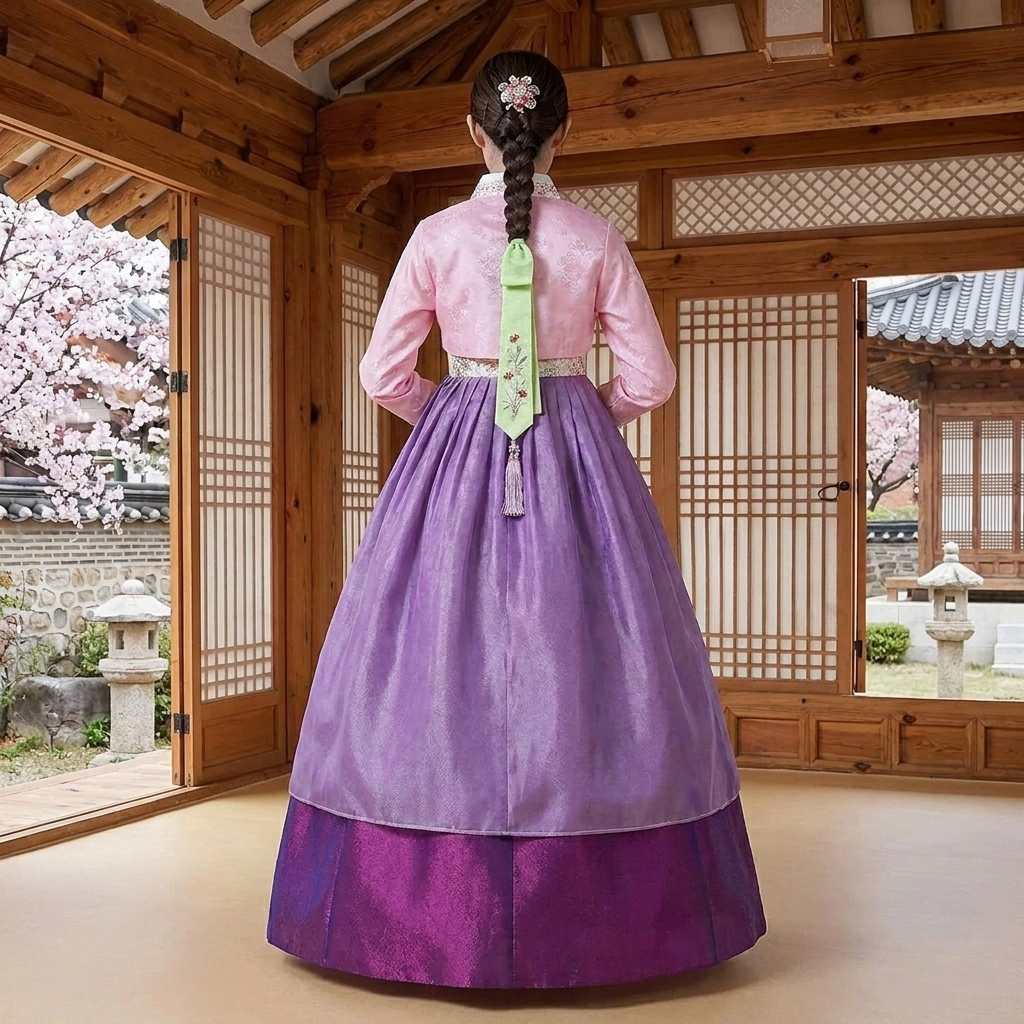 Robe Hanbok Coréenne Femme