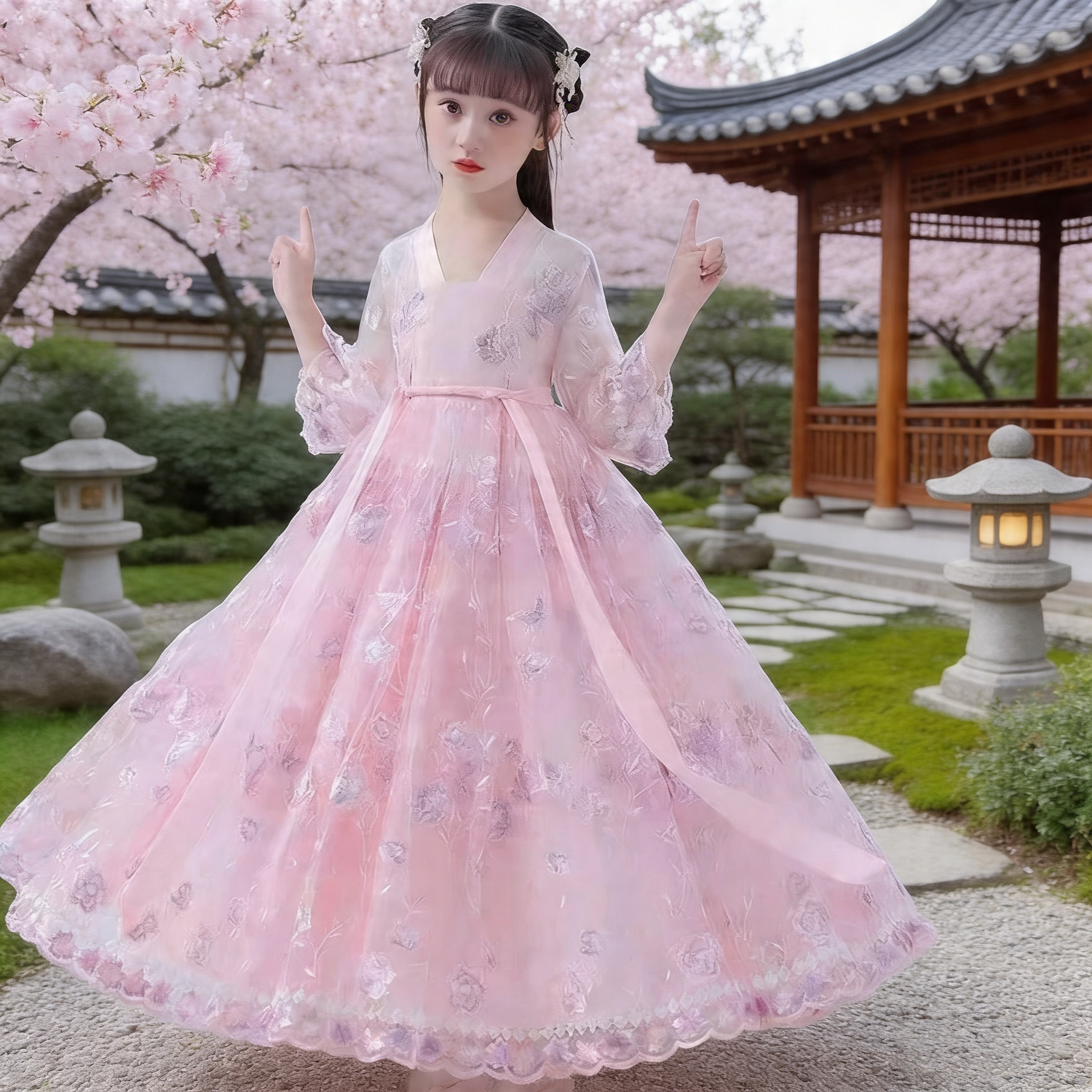 Robe Hanfu Chinoise Filles