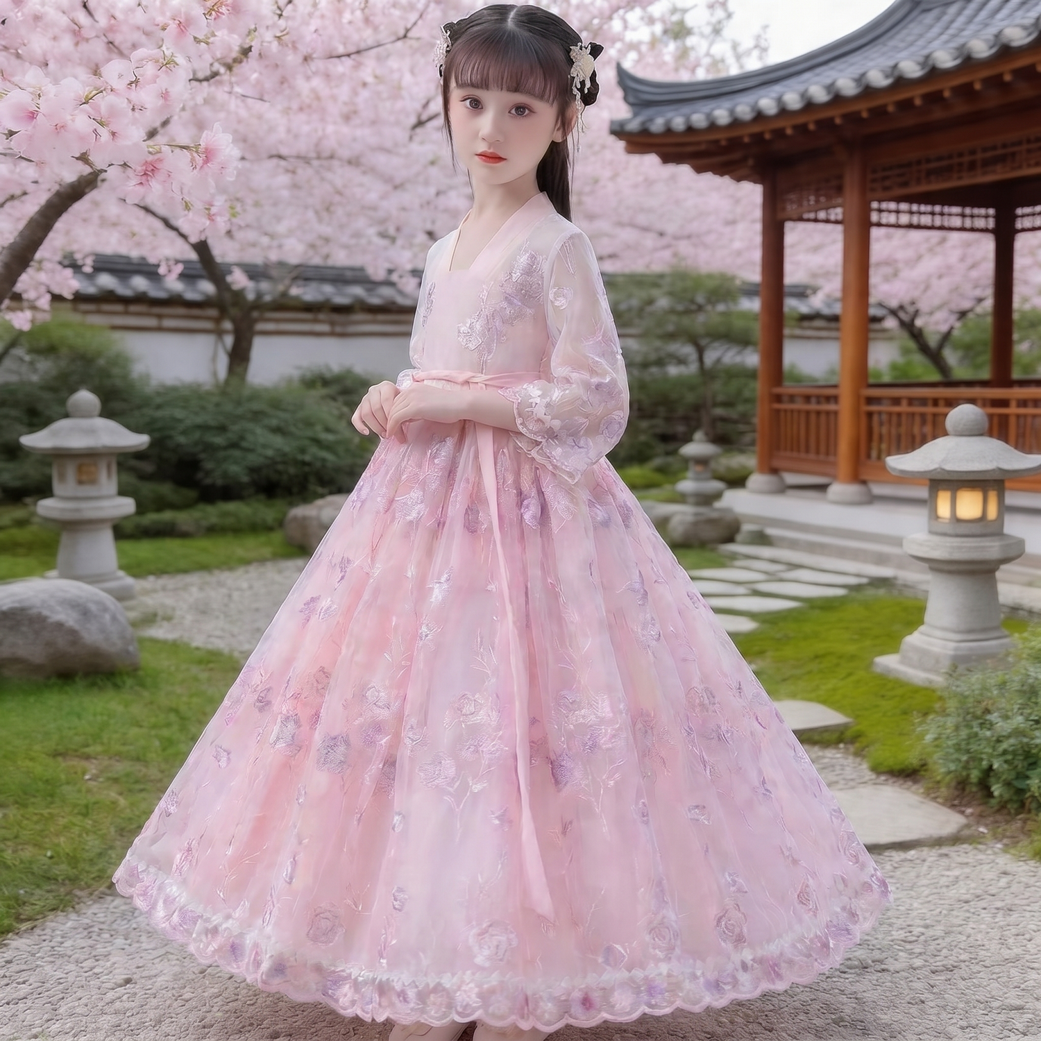 Robe Hanfu Chinoise Filles