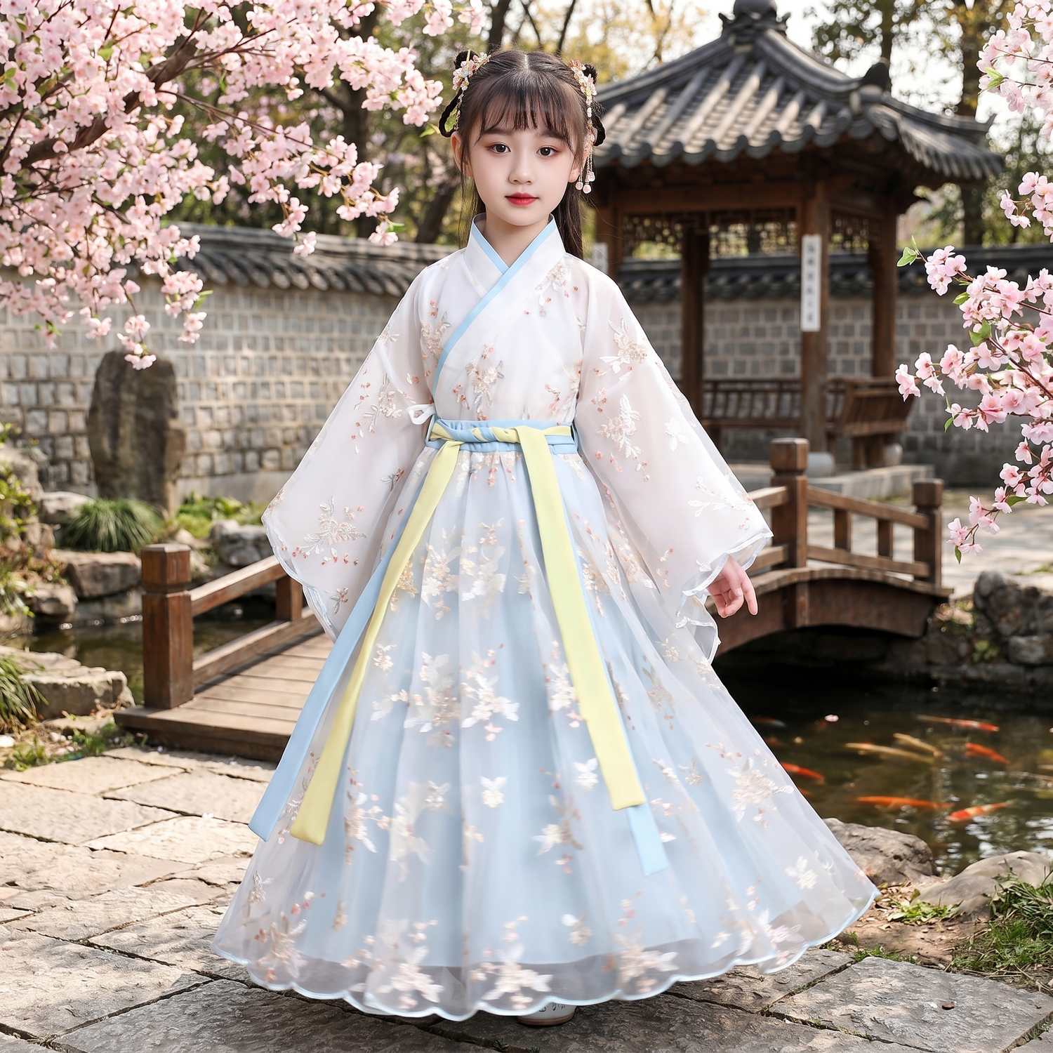 Hanfu Fille en Soie