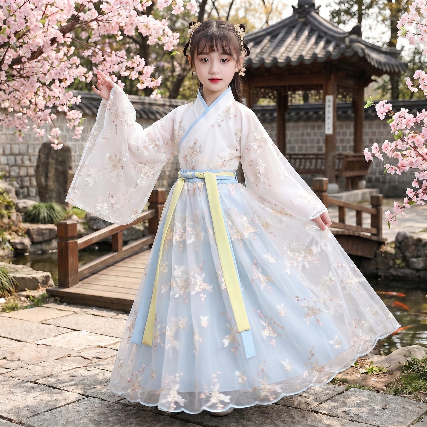 Hanfu Fille en Soie