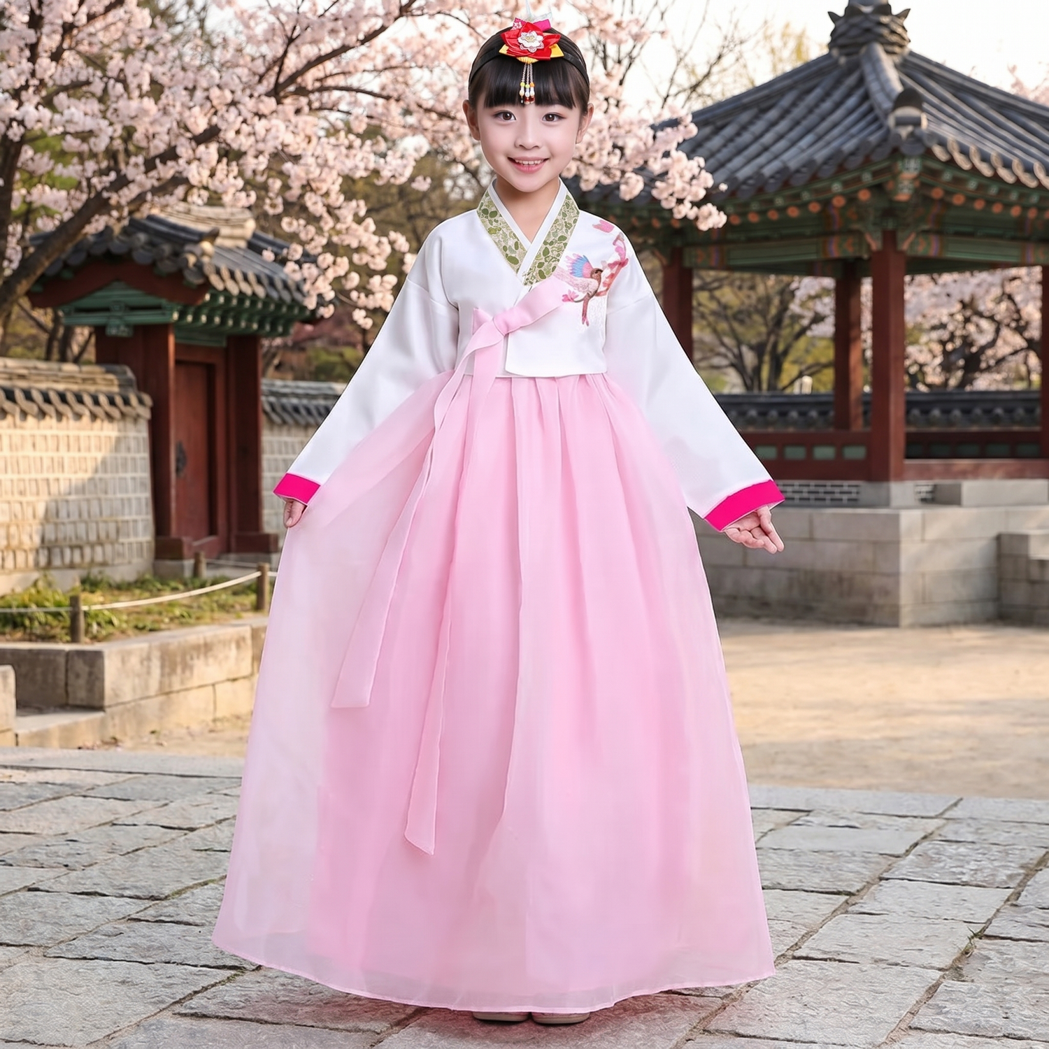 Robe Hanbok Enfant Fille