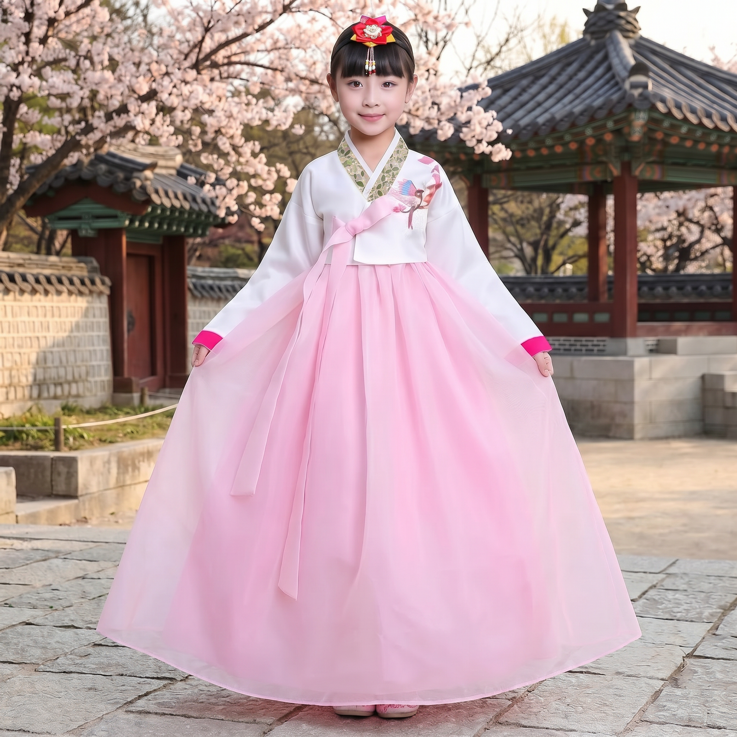 Robe Hanbok Enfant Fille