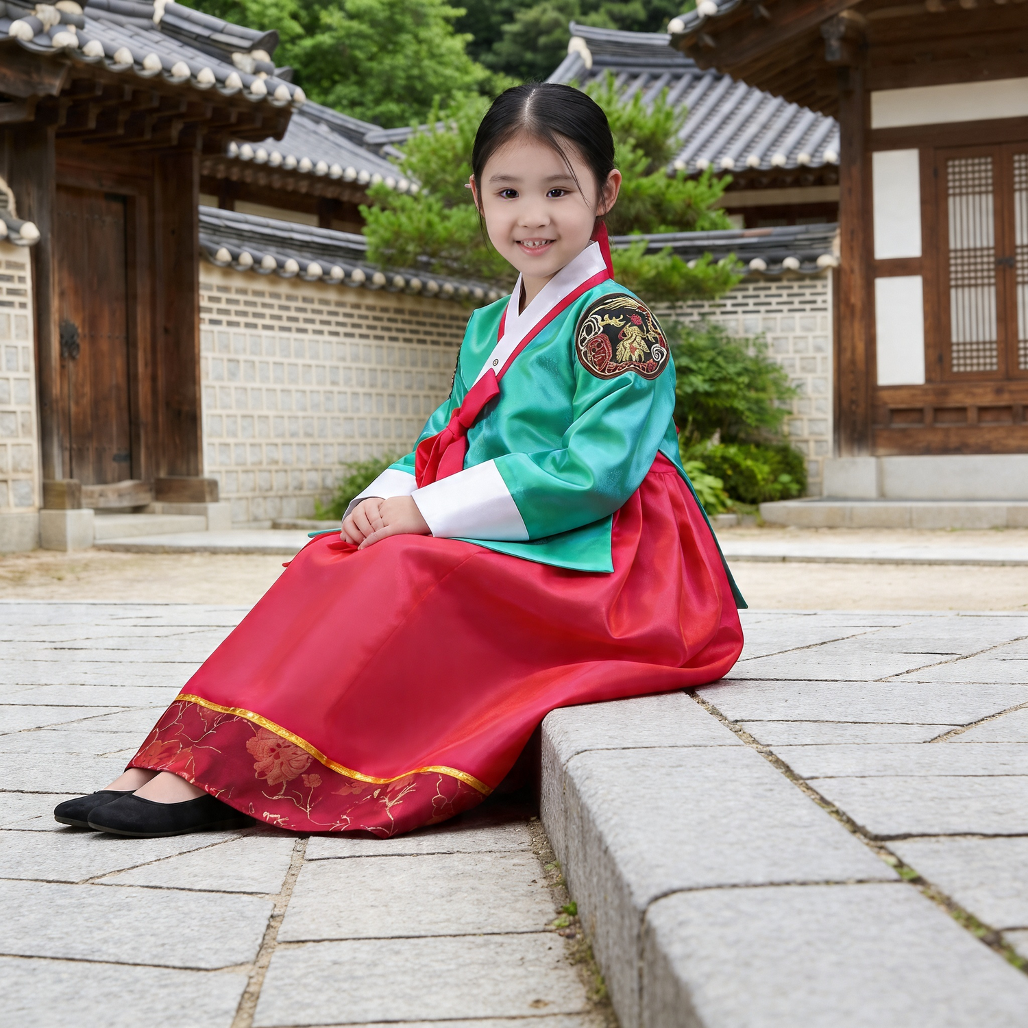 Hanbok Vintage pour Filles