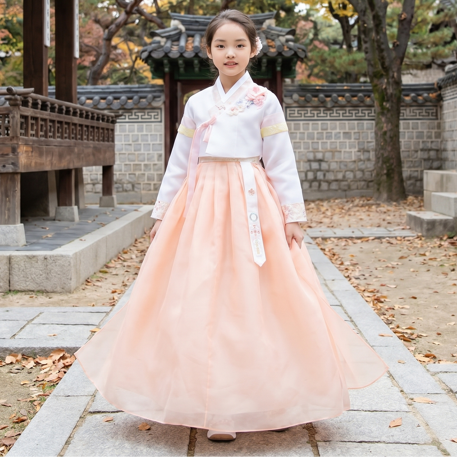 Hanbok Korean Enfant
