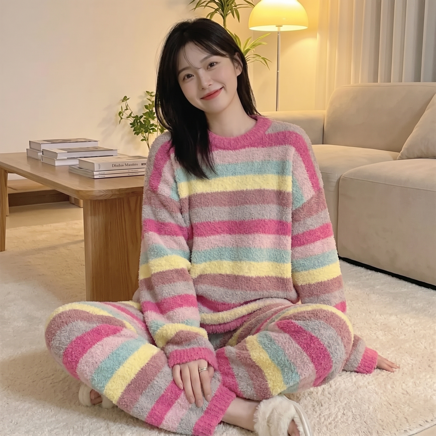Pyjamas d'Hiver à Rayures