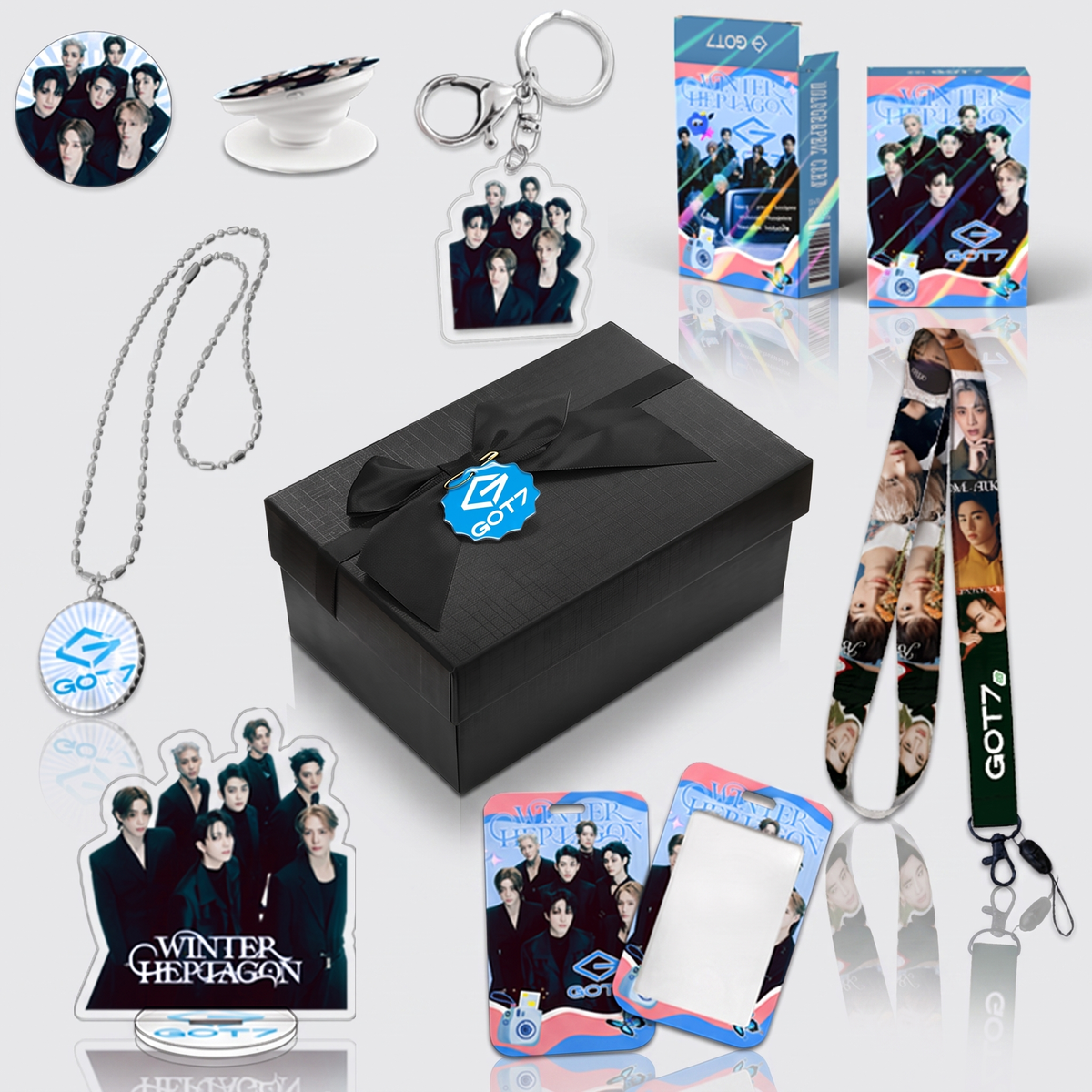 Coffret K-pop GOT7 avec Accessoires