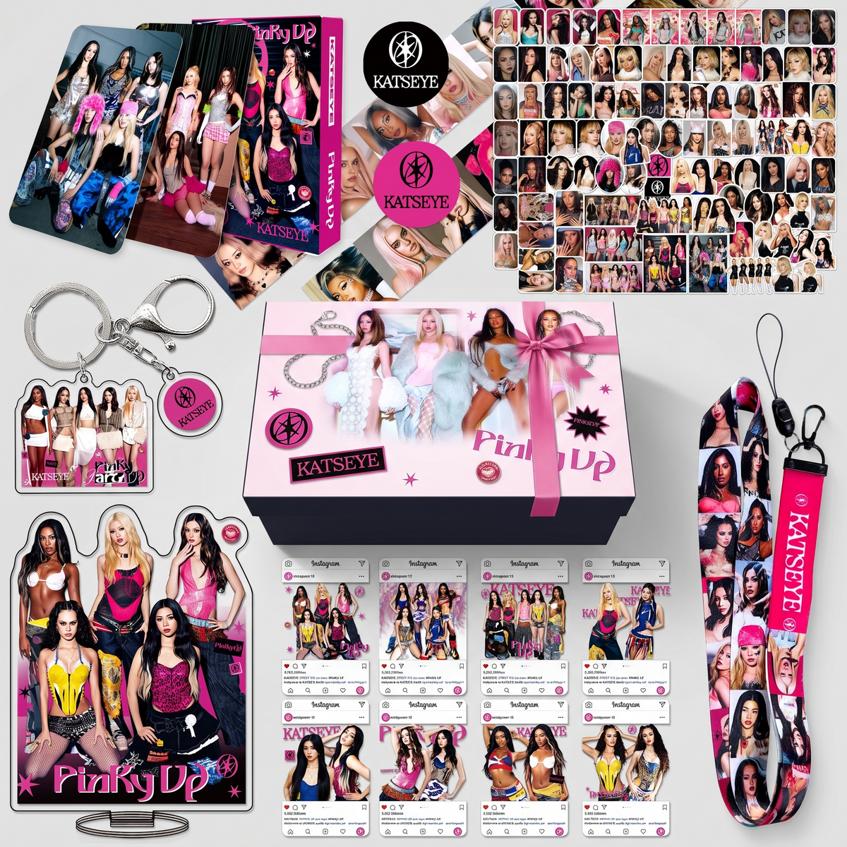 Coffret K-Pop Katseye Pinky Up