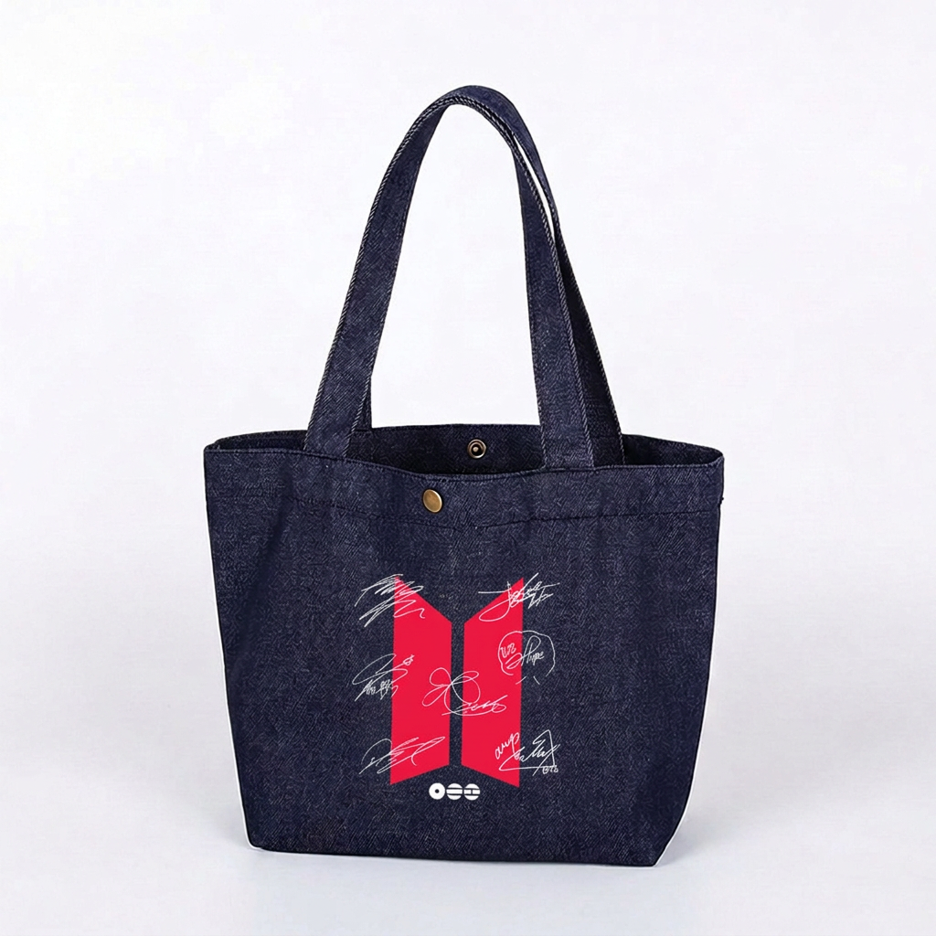 Sac en Jean BTS avec Signatures