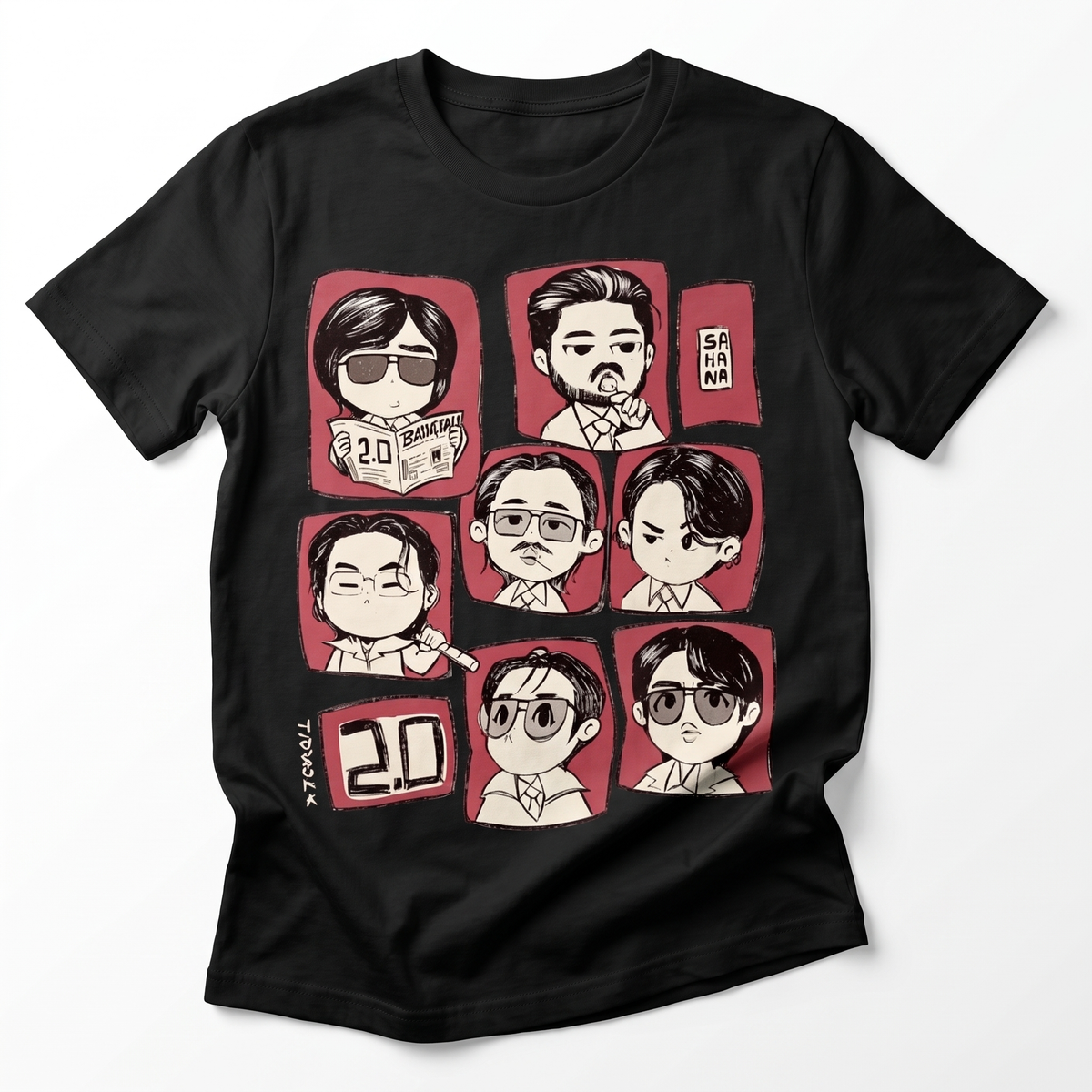 T-shirt BTS ARIRANG 7 Membres