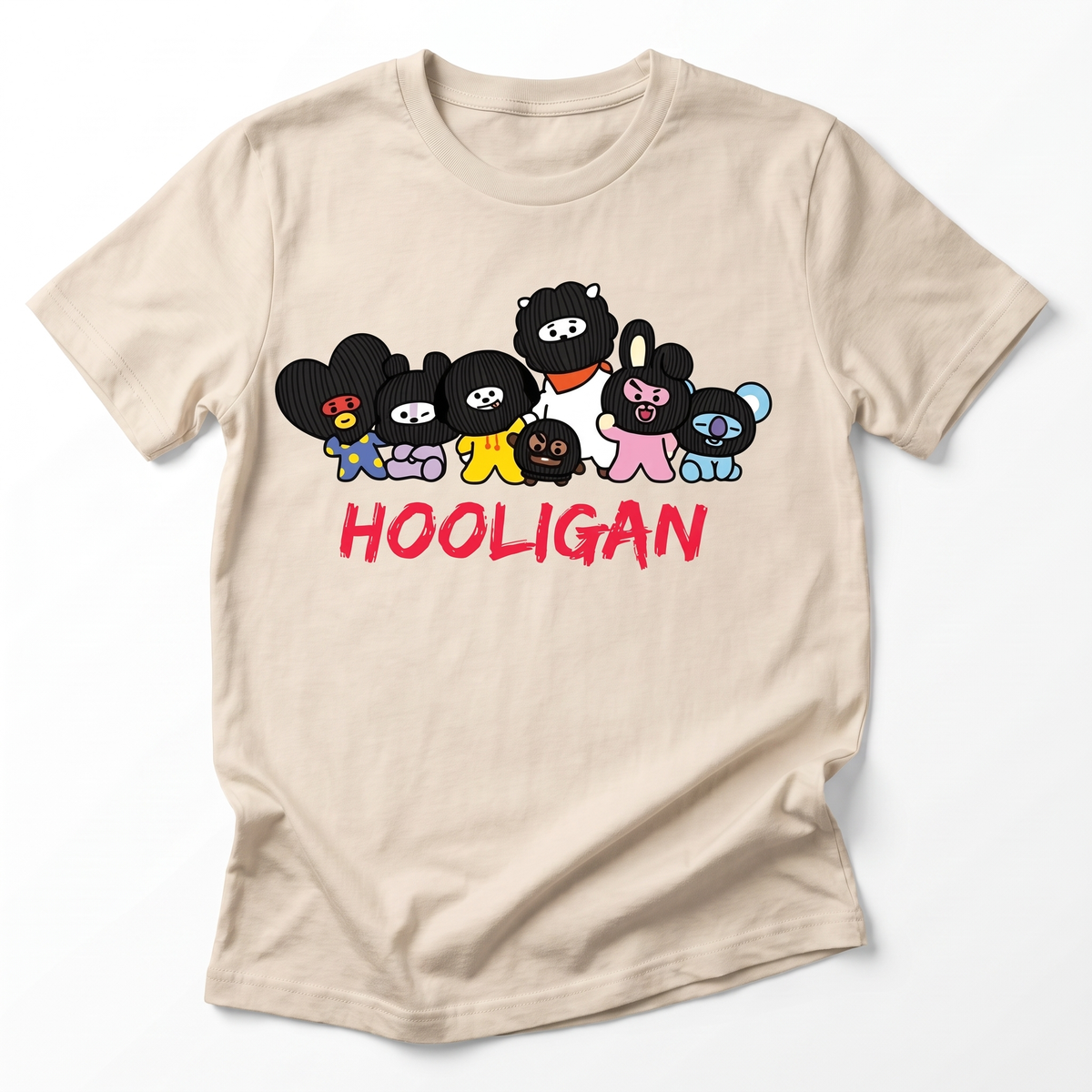 T-shirt K-pop BTS Hooligan