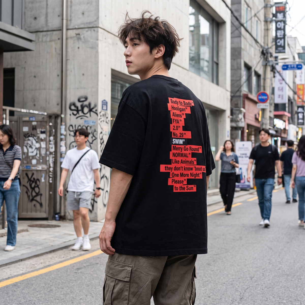 T-shirt BTS ARIRANG Noir Oversize