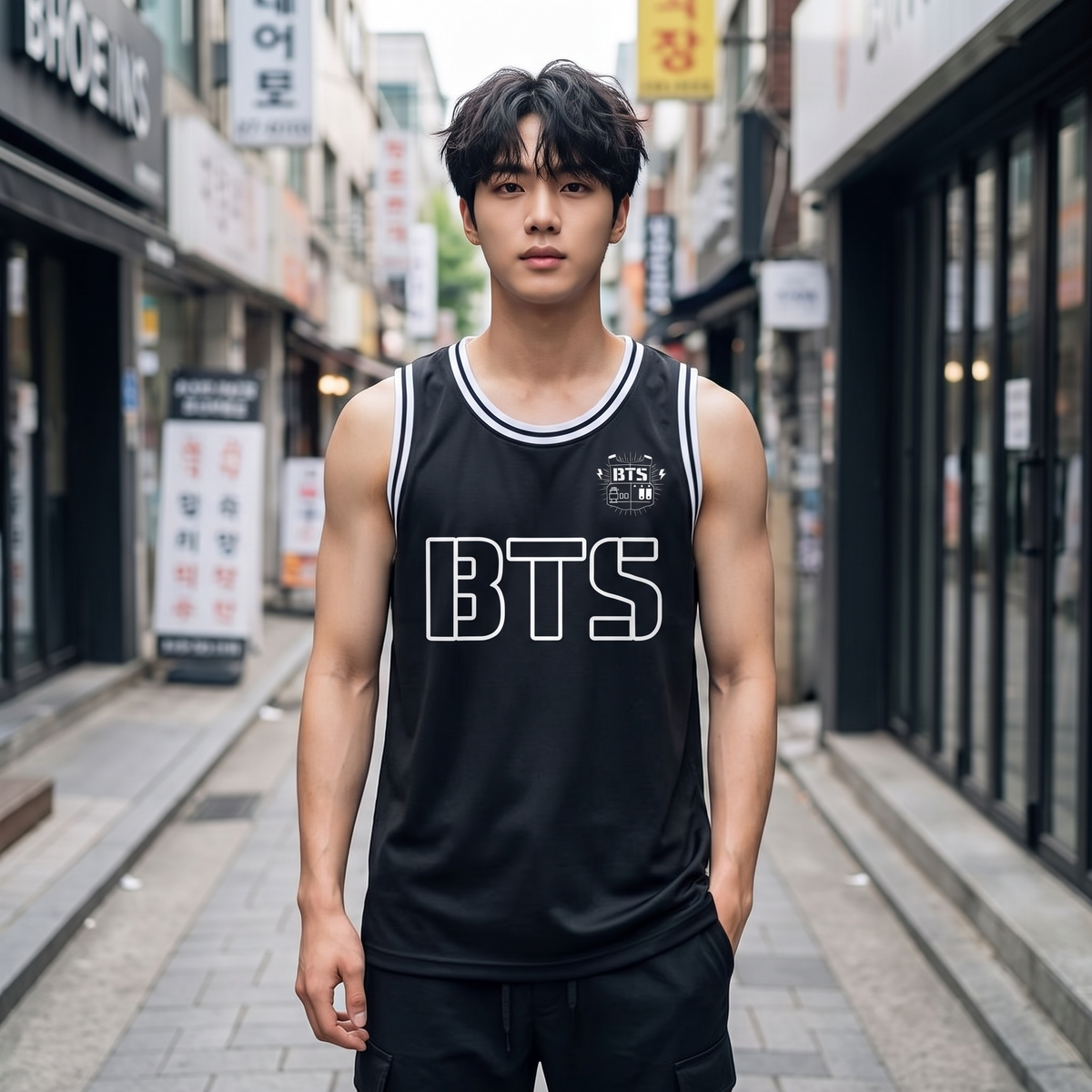 Débardeur BTS Style Basketball