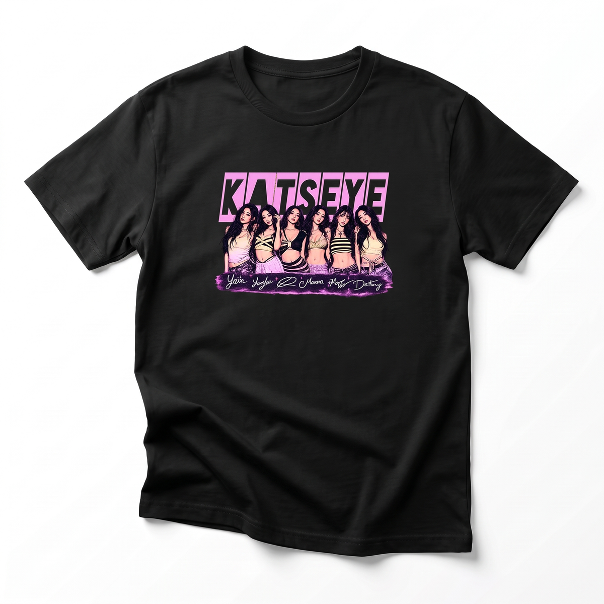 T-shirt KATSEYE avec Signatures