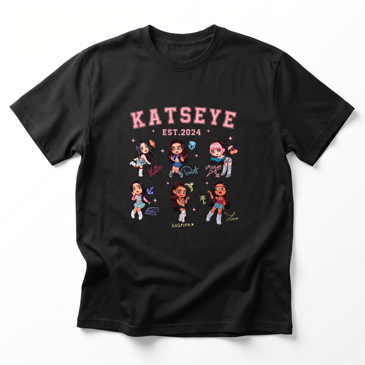 T-shirt KATSEYE Chibi