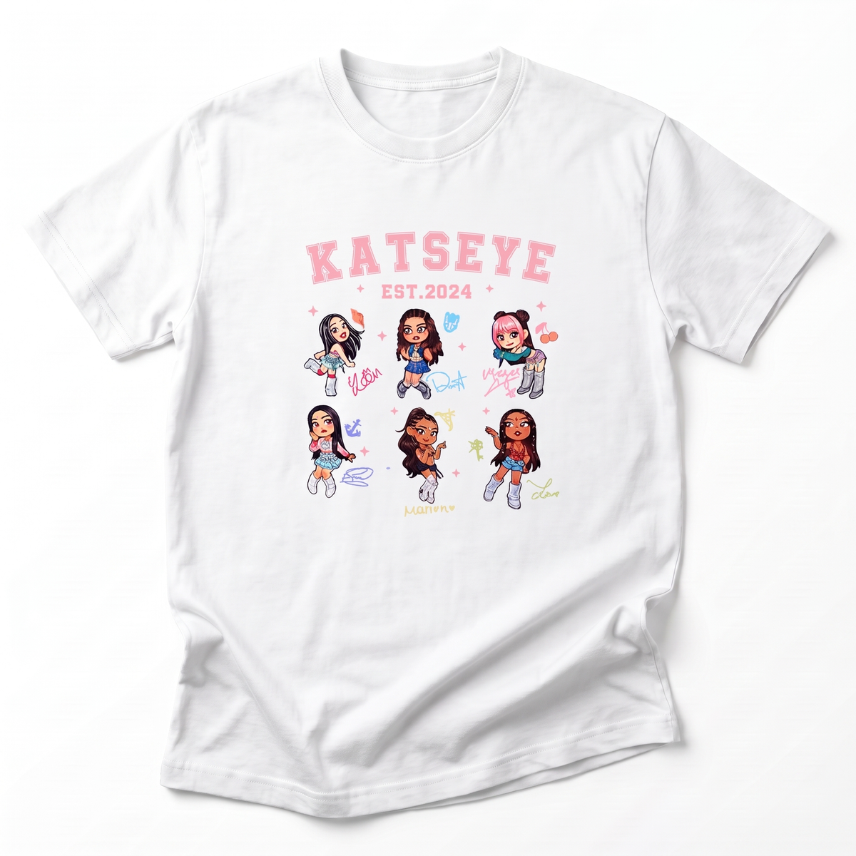 T-shirt KATSEYE Chibi