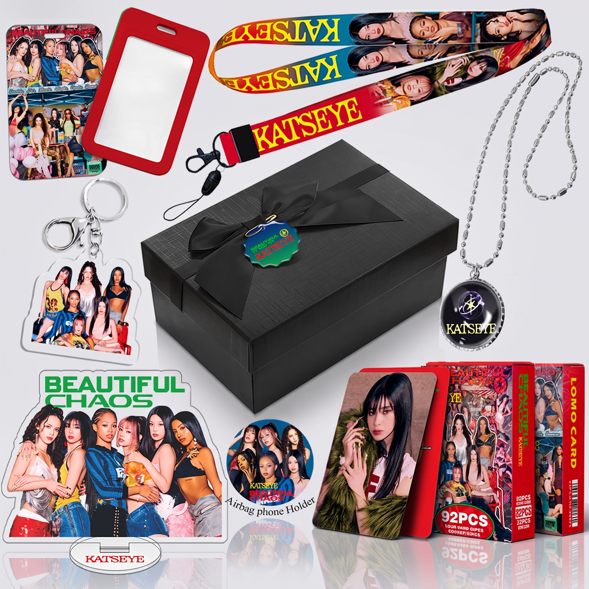 Box K-pop KATSEYE Beautiful Chaos