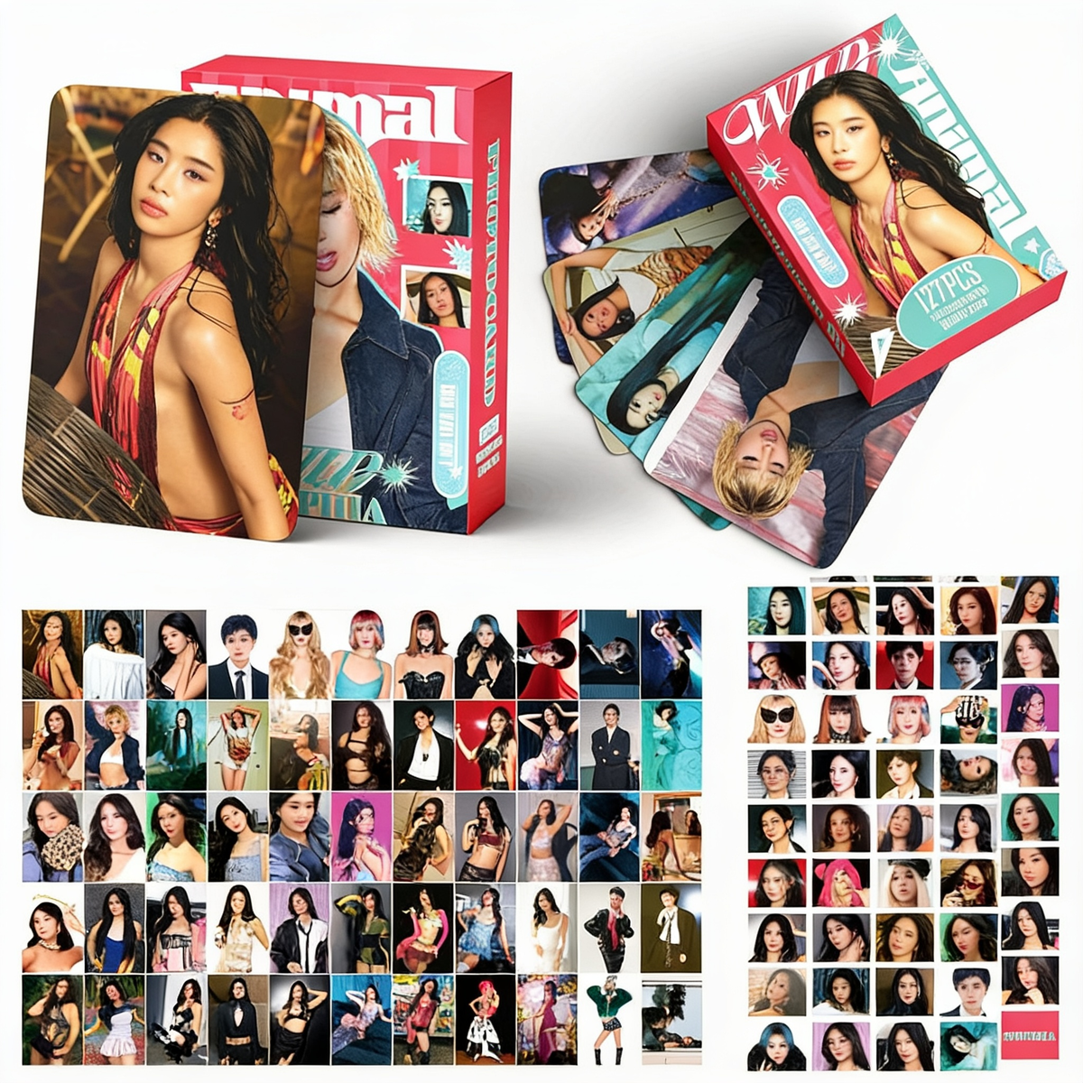 Photocards KATSEYE Sophia avec Stickers