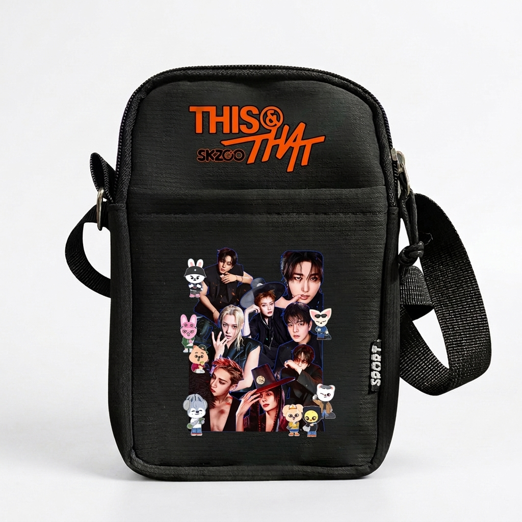 Petit Sac Bandoulière Stray Kids Noir