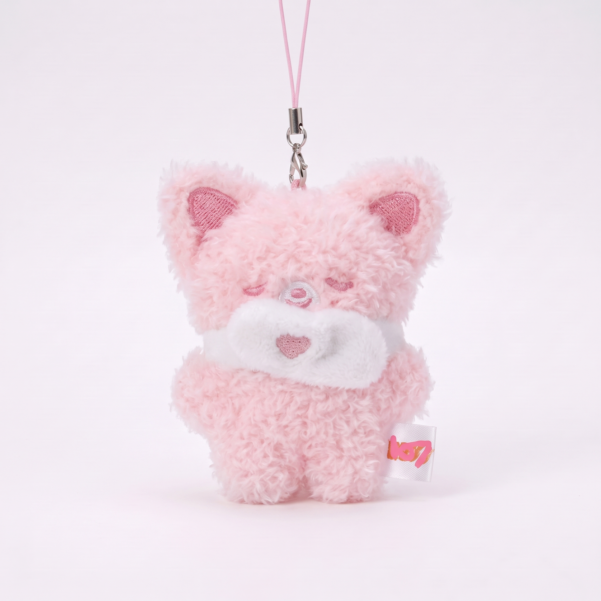 Porte-clés Peluche SKZOO Rose Pastel