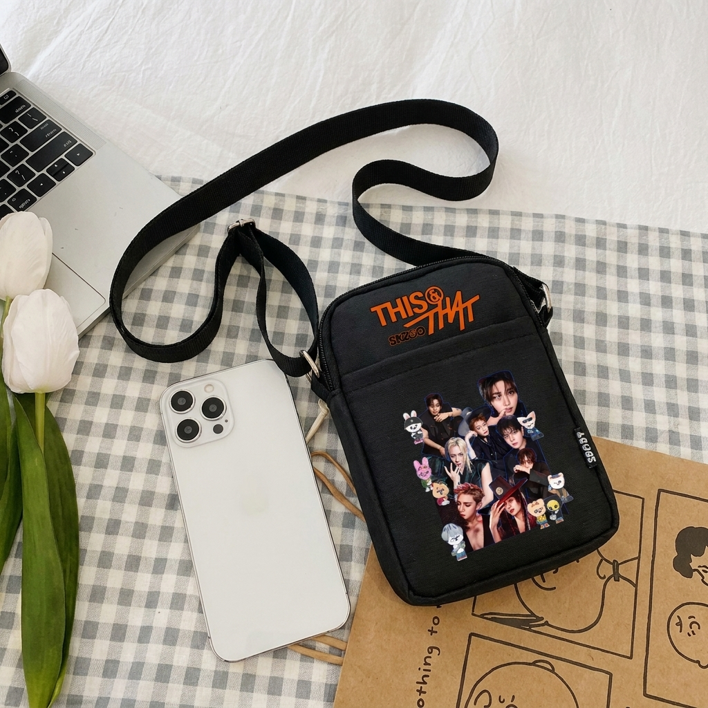 Petit Sac Bandoulière Stray Kids Noir