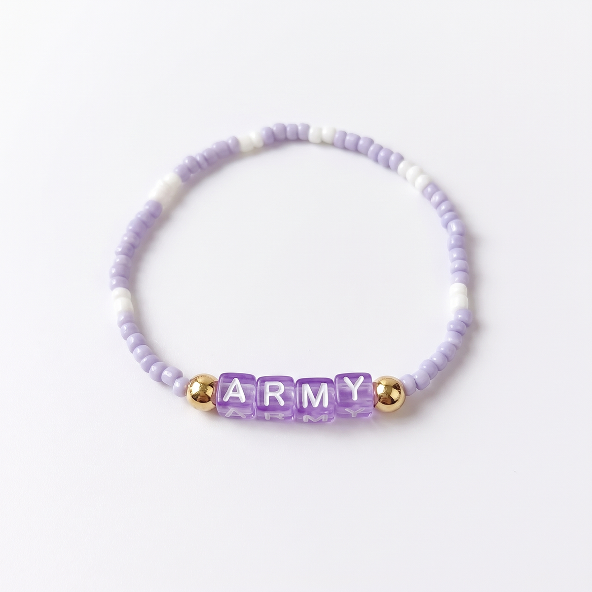 Bracelet BTS ARMY en Perles