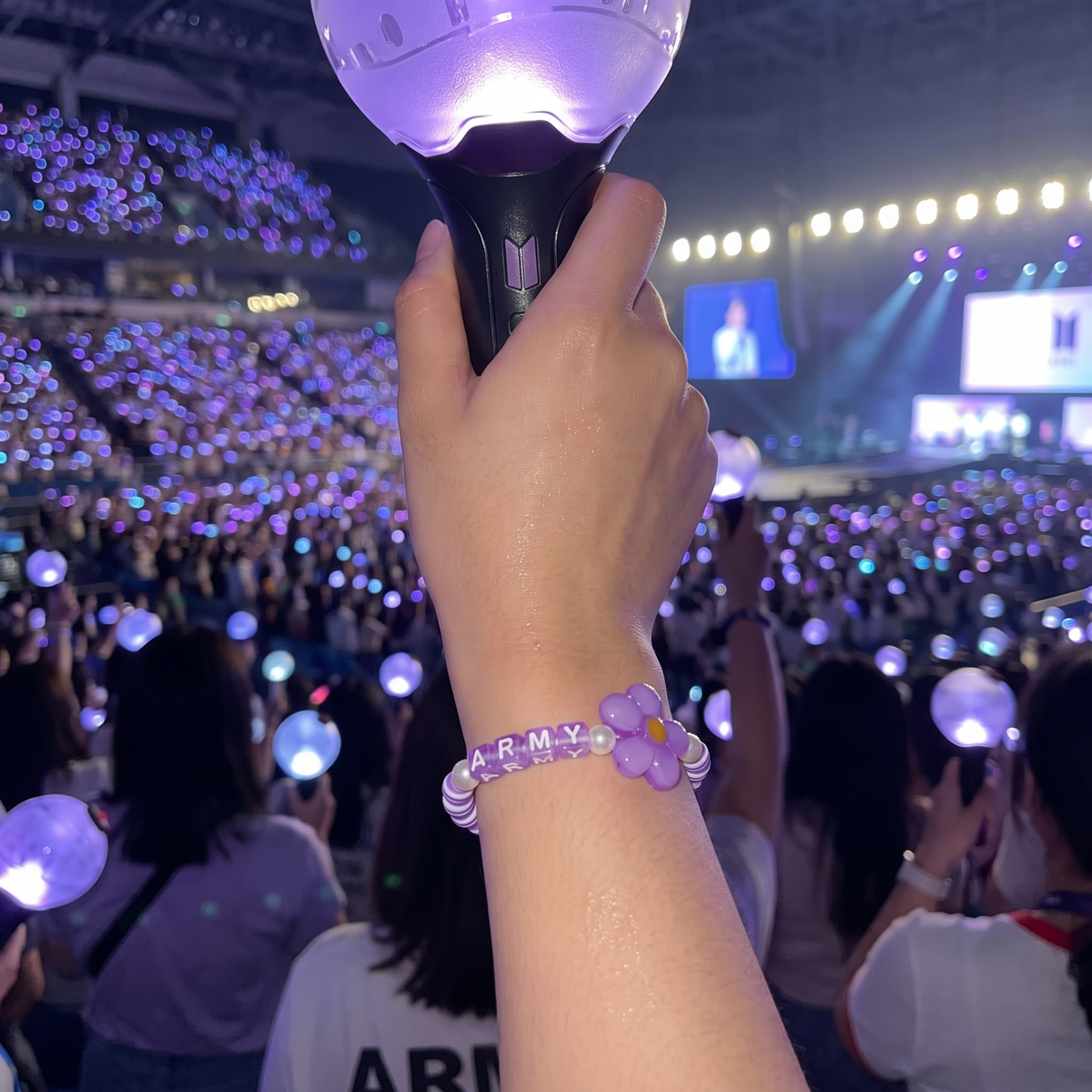 Bracelet BTS ARMY à Fleur