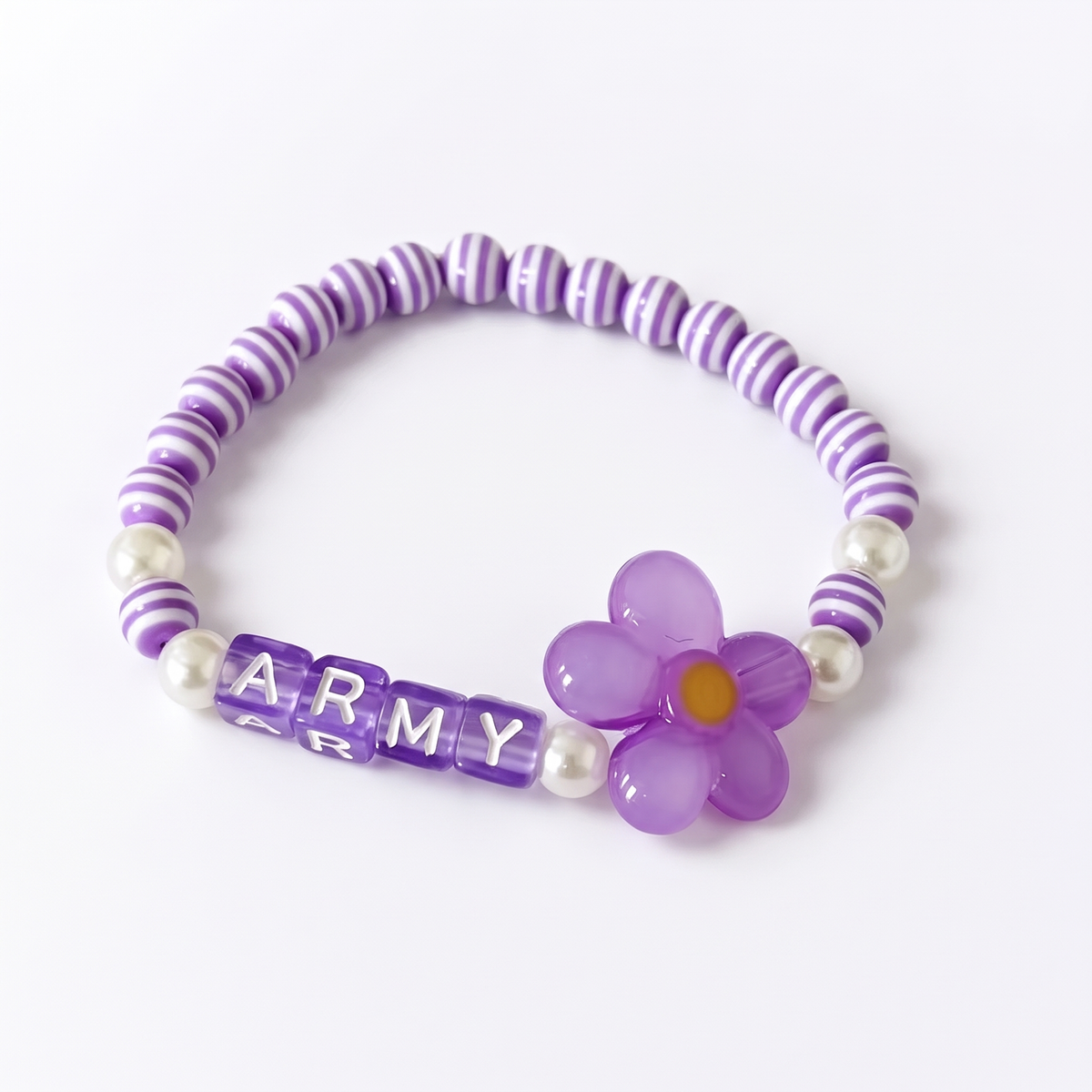 Bracelet BTS ARMY à Fleur
