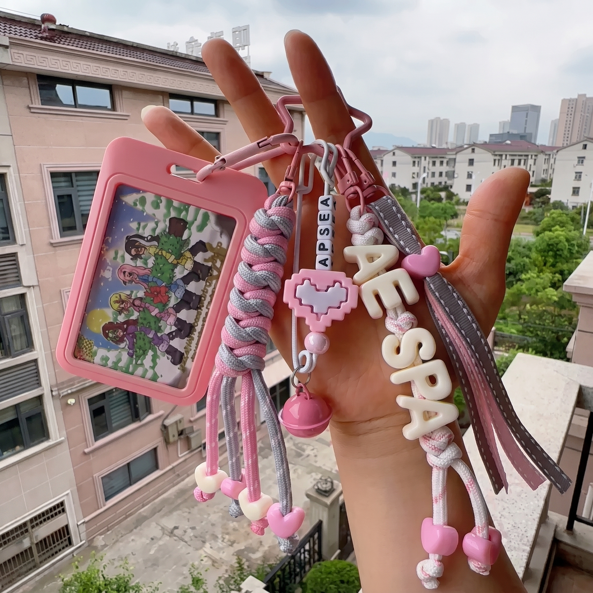Porte-clés K-pop Aespa Rose
